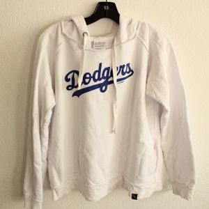 5th & Ocean Los Angeles Dodgers White Sweater